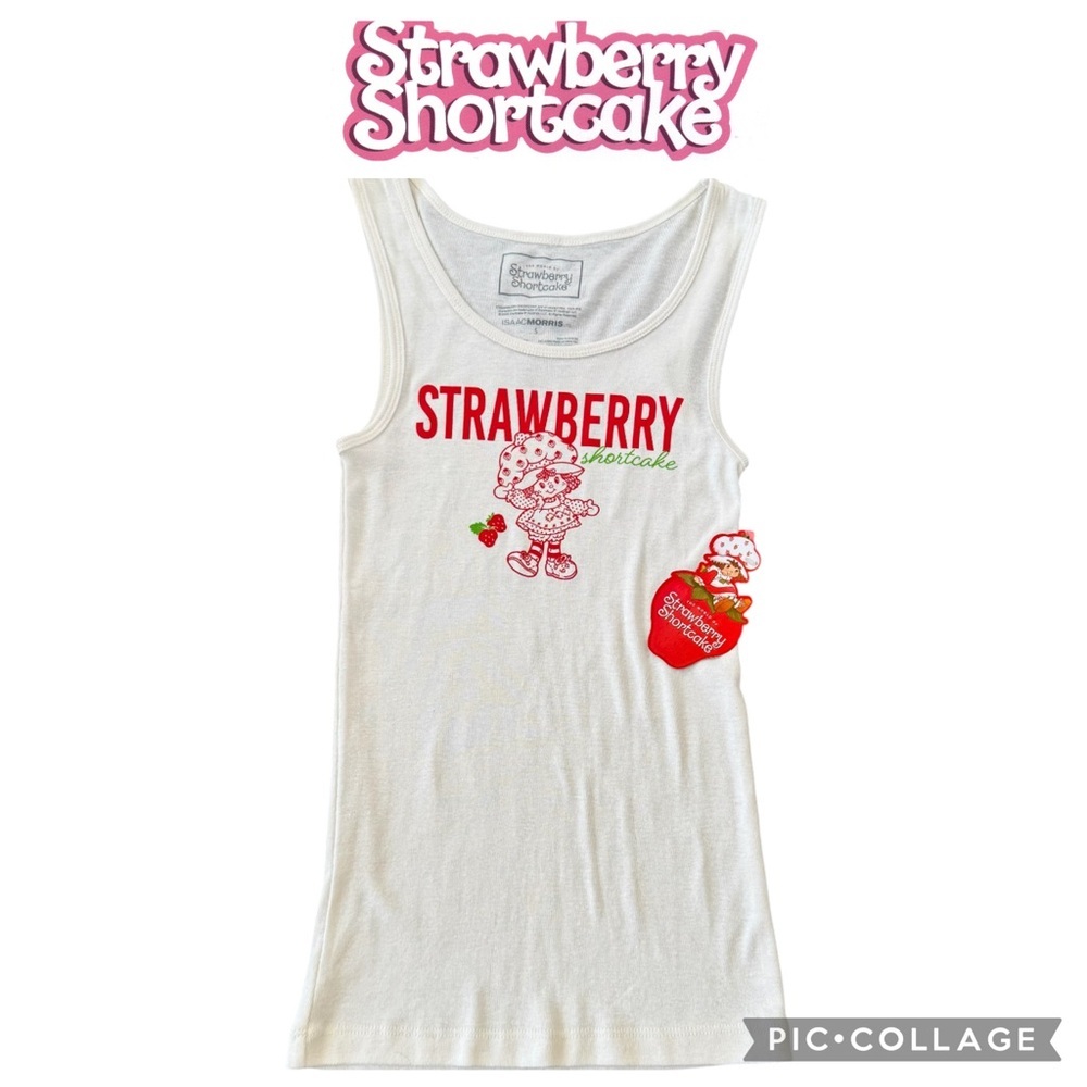 Strawberry shortcake vintage 80’s women tank top size small NWT